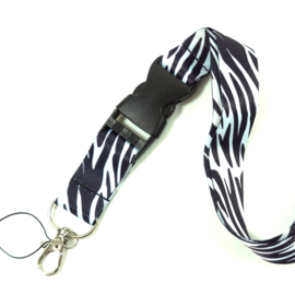 Lanyard - key cord - Zebra