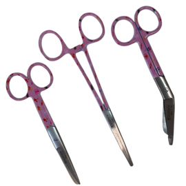 Pink Care - scharen set  zorg (kocher-zorgschaar-verbandschaar)