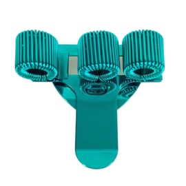 Pennenhouder clip (3 pennen) Turquoise