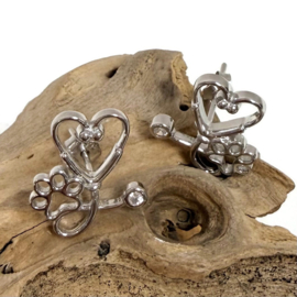 Oorstekers - Dierzorg - Happy Paws (925 silver)