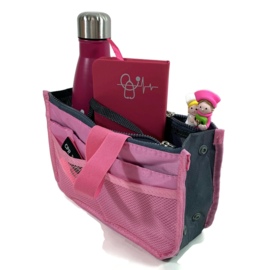 Tas-in-tas organizer | Licht roze