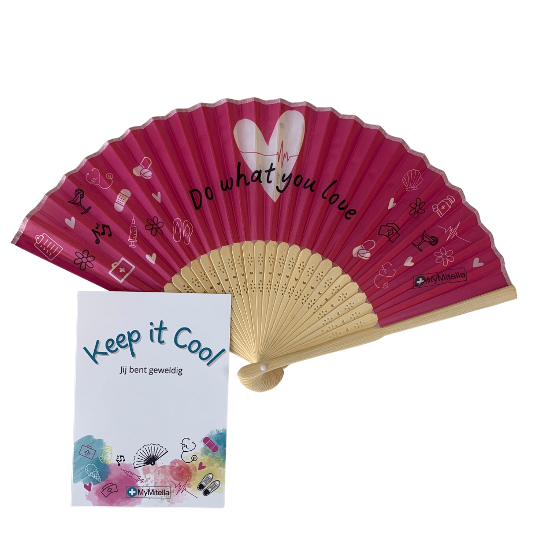 Keep it Cool Waaier - Do what you love - Pink
