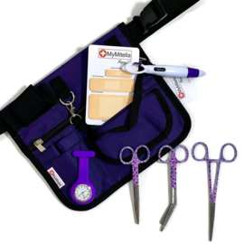 Large Zorgset Heuptas + accessoires Paars