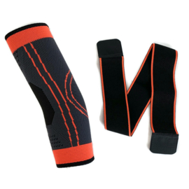 Ondersteunende sleeve elleboogbrace - compressie band