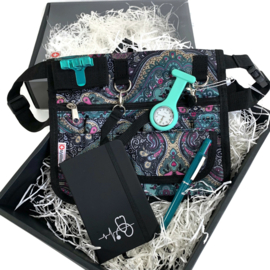 Zorgset Large Heuptas + accessoires BOHO Petrol