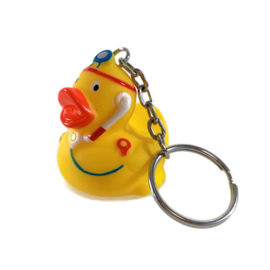 Badeend - sleutelhanger - Dokter - arts