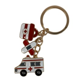 Sleutelhanger Zorg | Ambulance, Pleister & dokterstas