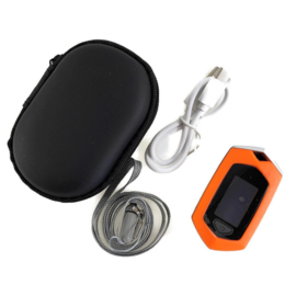 Osport Oranje Saturatiemeter USB-oplaadbaar + tasje
