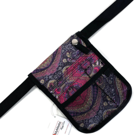 Heuptasje voor de zorg M BOHO pink