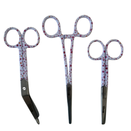 LINKSHANDIGE zorgscharen set - Rosy Flowers
