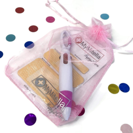 (004) 4-kleuren pen musketon + Sticky Notes (vanaf € 3,15)