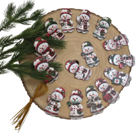 Kerstboom hangers zorg (15stuks) Kerstdecoratie
