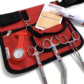 Large Zorgset Heuptas + accessoires ROOD
