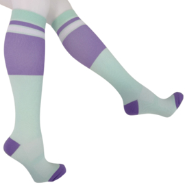 Compressie kousen - Epic Lila & Mint