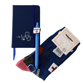 Socks & Notes - Blauw