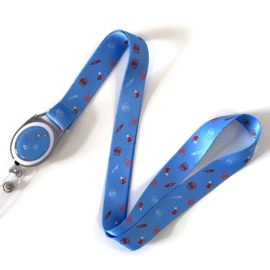 Badge Jojo & sleutelkoord - Blue Care - Mix & Match
