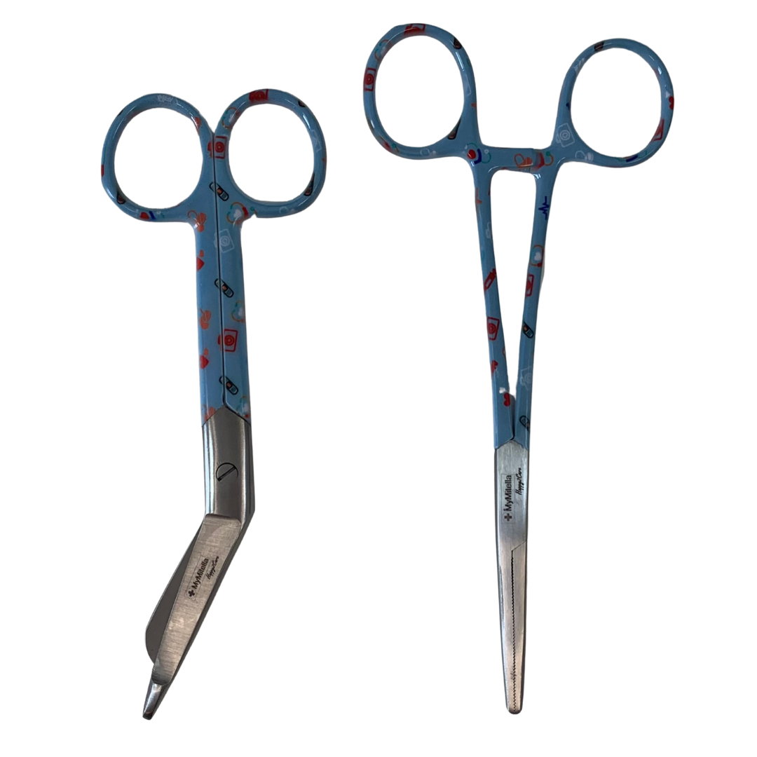 DUO set Verbandschaar + kocher | Blue Care