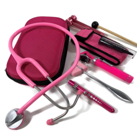 Stethoscoop + instrumenten  medici - pink