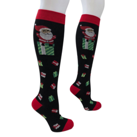 Kerst Compressie kousen - Santa & Presents