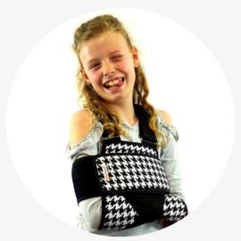 Schouder Immobilisatie kind / nachtspalk - Zwart wit