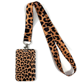 Keycord & pas houder verticaal - Panter
