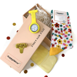 Style with a Smile -  zorgtools in geschenkdoos  - GEEL