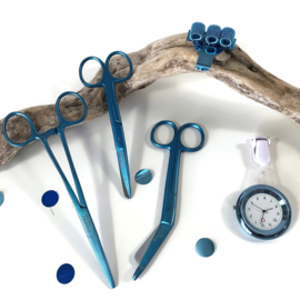 Luxe set - zorgaccessoires & scharen - Aqua Metalic