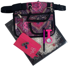 Zorgset Large Heuptas + accessoires BOHO Pink