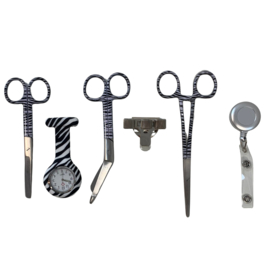 Silver & Zebra Zorgset scharen + tools