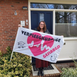 Vlag Verpleegkundige Geslaagd