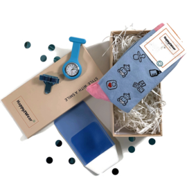 Style with a Smile  -Geschenk  kraamzorg - verloskunde - Neonatologie BLAUW