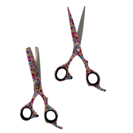 Scharenset kapper - Kappersschaar + Coupeschaar - Flower Boost
