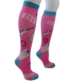 Kniekousen Nurse support - Pink