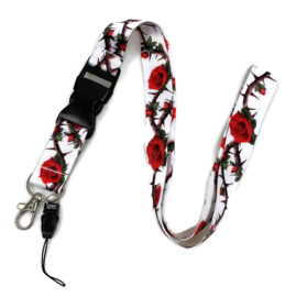 Lanyard - keycord - Rozen