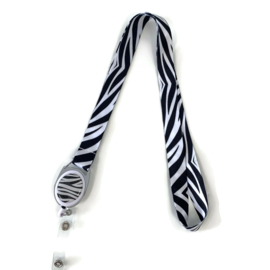 Badge Jojo & sleutelkoord - Zebra - Mix & Match