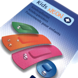 Kinderpleisters NEON 20 stuks - Sana kids