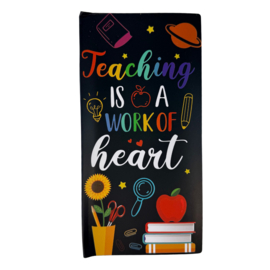 Sticky notes - memoboekje Teaching Heart Zwart