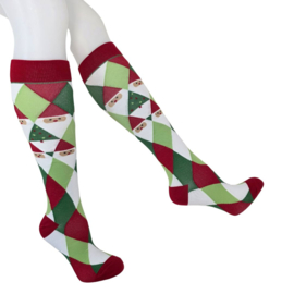 Kerst Compressie kousen - Santa