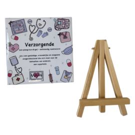 Tegeltje Verzorgende - Tegeltjestaal (10,5 x10,5 cm)