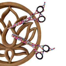 Scharenset kapper - Kappersschaar + Coupeschaar - Flower Boost