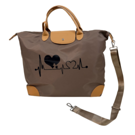 Dames tas shopper - Zorg - Bronze