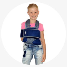 Schouder Immobilisatie kind / nachtspalk - blauw