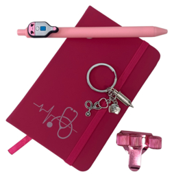 Schrijf & Blijf set voor zorgprofessionals - PINK