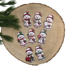 Kerstboom hangers zorghart (8stuks) Kerstdecoratie