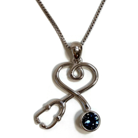 Ketting - Love to Care - turquoise (925 silver)