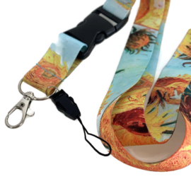 Lanyard - keycord - Van Gogh - Zonnebloemen