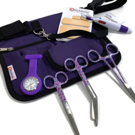 Large Zorgset Heuptas + accessoires Paars
