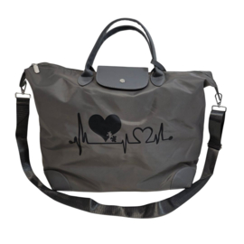 Dames tas shopper - Zorg - Grijs