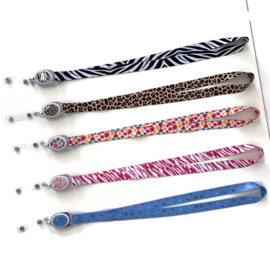 Badge Jojo & sleutelkoord - Zebra - Mix & Match