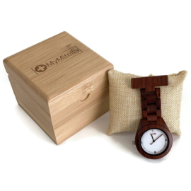 Zorghorloge Hout MyMitella - WOOD Kersen
